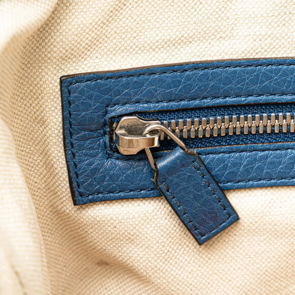 GUCCI Blue Leather Shoulder Bag - Picture 12 of 16